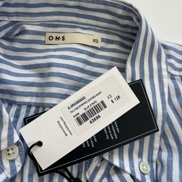 O.N.S. ONS Fulton Oxford Button Up Long Sleeve Shirts Size XS Lot of 2 New - Picture 6 of 9